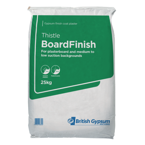British Gypsum Thistle BoardFinish Plaster 25Kg British Gypsum Thistle BoardFinish Plaster 25Kg