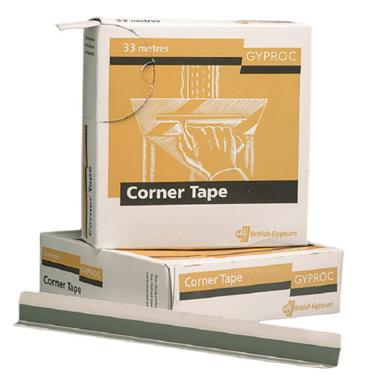 British Gypsum Gyproc Metal Reinforced Corner Tape 30m British Gypsum Gyproc Metal Reinforced Corner Tape 30m