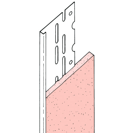 Expamet Thin Coat Stop Bead 2400mm x 3mm x 0.40mm Expamet Thin Coat Stop Bead 2400mm x 3mm x 0.40mm