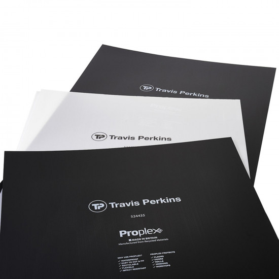 Proplex Damage Prevention Sheet Black 2mm x 1.2m x 2.4m Proplex Damage Prevention Sheet Black 2mm x 1.2m x 2.4m