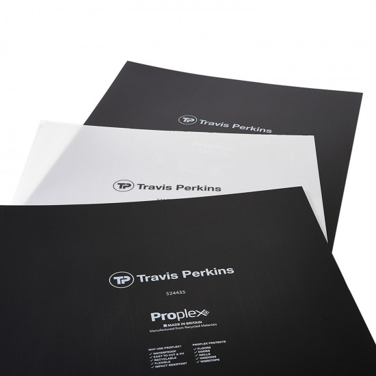 Proplex Flame Retardant Damage Prevention Sheet White 2mm x 1.2m x 2.4m Proplex Flame Retardant Damage Prevention Sheet White 2mm x 1.2m x 2.4m