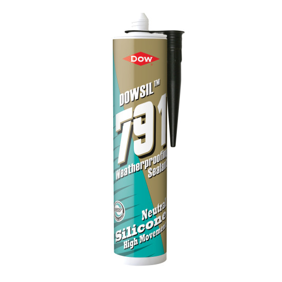 Dowsil 791 Weatherproofing Sealant Black 310ml Dowsil 791 Weatherproofing Sealant Black 310ml