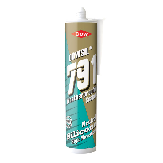 Dowsil 791 Weatherproofing Sealant White 310ml Dowsil 791 Weatherproofing Sealant White 310ml