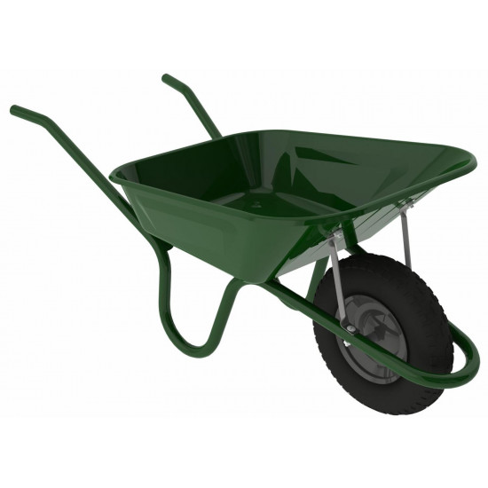 Haemmerlin Pre-Assembled Pneumatic Tyre Steel Wheelbarrow 90L Haemmerlin Pre-Assembled Pneumatic Tyre Steel Wheelbarrow 90L