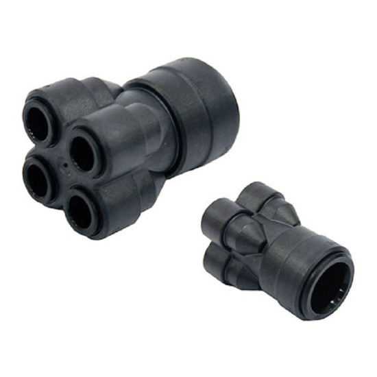 JG Speedfit 4 way manifold 22 x 10mm Pack 5 JG Speedfit 4 way manifold 22 x 10mm Pack 5