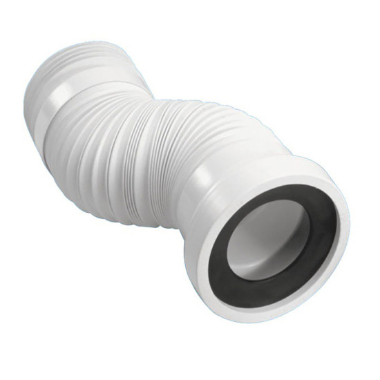 Mcalpine 90 Degree Flexible Tail WC Connector WC-CON8F Mcalpine 90 Degree Flexible Tail WC Connector WC-CON8F