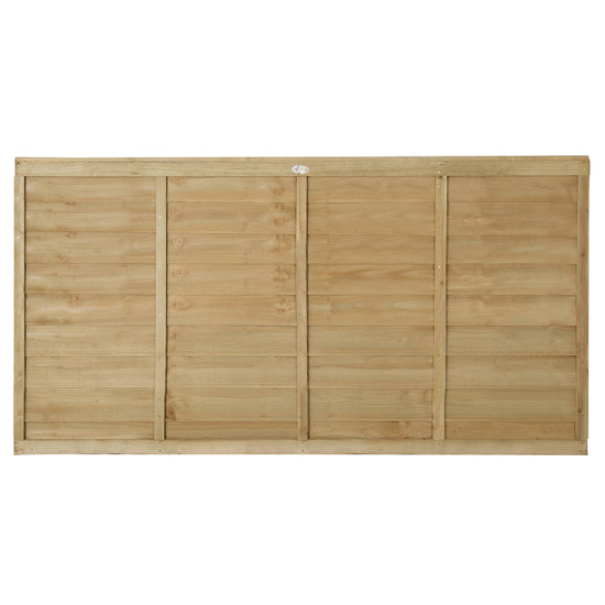 Super Lap Pressure Treated Fence Panel 6ft x 3ft 1.83m x 0.91m