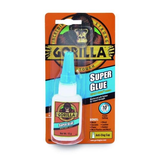Gorilla Super Glue 15g Clear Gorilla Super Glue 15g Clear