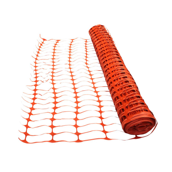 Orange Barrier Fencing 50m x 1m Roll Orange Barrier Fencing 50m x 1m Roll