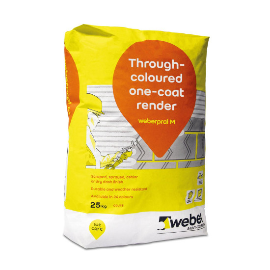 Weber.Pral M Monocouche Ivory Render 25kg Weber.Pral M Monocouche Ivory Render 25kg