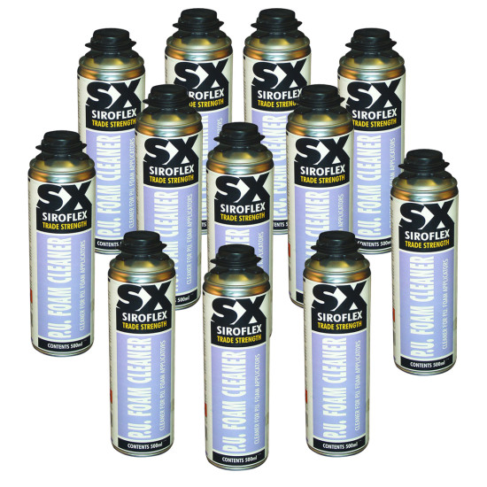 SX 500ml PU Foam Cleaner Qty 12 SX 500ml PU Foam Cleaner Qty 12