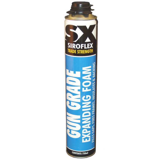 SX 750ml Trade Strength Gun Grade Expanding Foam SX 750ml Trade Strength Gun Grade Expanding Foam