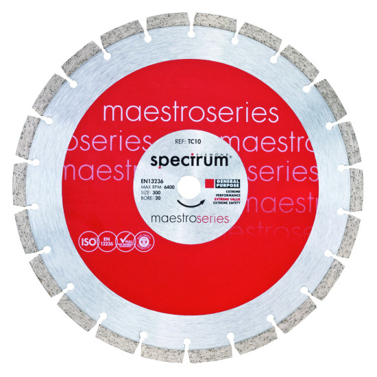 SPECTRUM TC10 115MM G/PUR DIAMOND BLADE