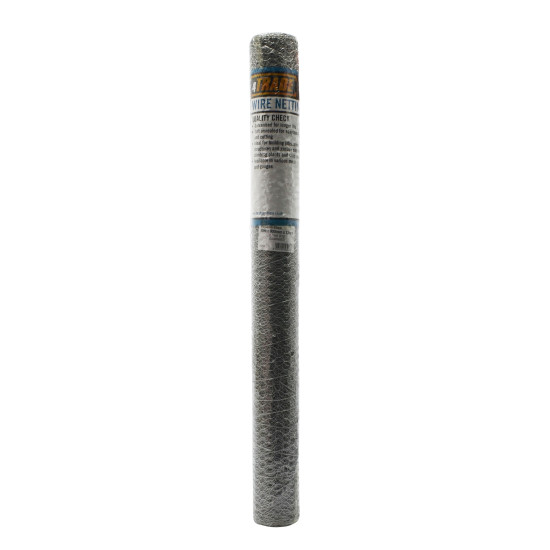 Galvanised Wire Netting 10m x 900mm x 13mm Galvanised Wire Netting 10m x 900mm x 13mm