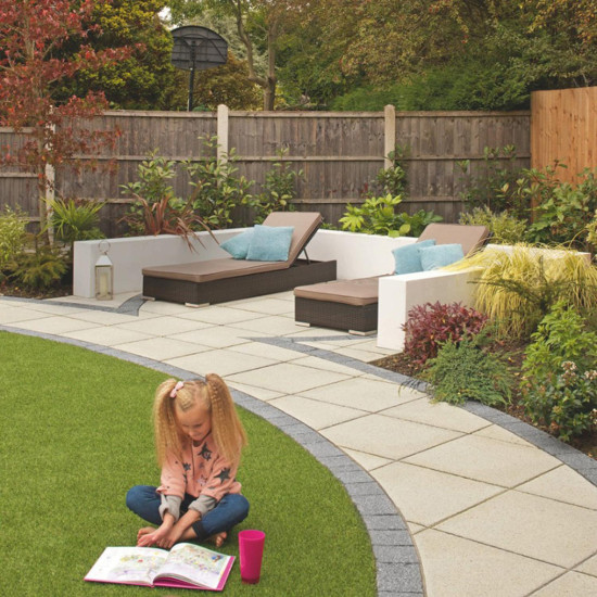 Marshalls Saxon Natural Paving 600x600x35mm Marshalls Saxon Natural Paving 600x600x35mm