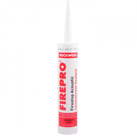 ROCKWOOL Acoustic Intumescent Sealant 310ml ROCKWOOL Acoustic Intumescent Sealant 310ml