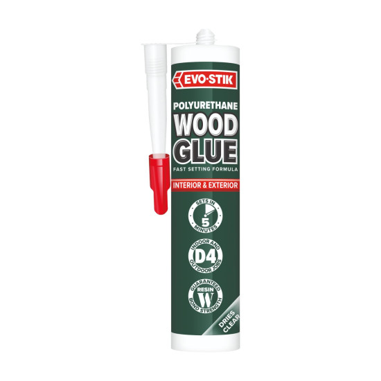Evo-Stik Polyurethane Wood Adhesive 310ml Evo-Stik Polyurethane Wood Adhesive 310ml