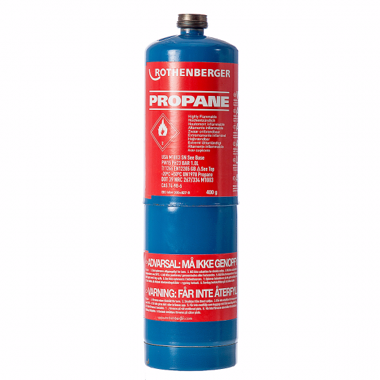 Rothenberger Propane Gas Cylinder 400g Rothenberger Propane Gas Cylinder 400g