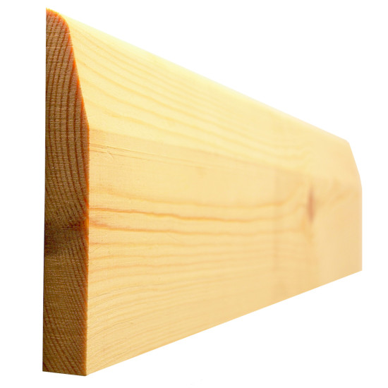 Redwood Chamfered And Pencil Round Skirting 19 X 75MM Finished Size 14.5 X 69... Redwood Chamfered And Pencil Round Skirting 19 X 75MM Finished Size 14.5 X 69...
