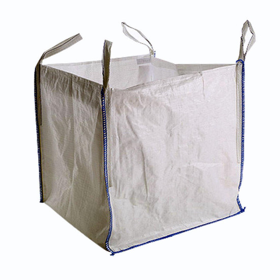 Plain White 4 Loop Bulk Bag 850 x 850 x 850mm Plain White 4 Loop Bulk Bag 850 x 850 x 850mm