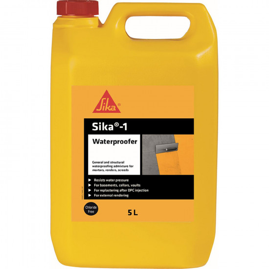 Sika 1 Integral Liquid Waterproofer 25L Sika 1 Integral Liquid Waterproofer 25L