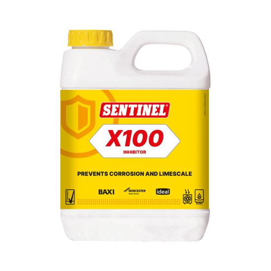 Sentinel X100 Central Heating System Scale Inhibitor Cleaner 1L X100L-12X1L-G... Sentinel X100 Central Heating System Scale Inhibitor Cleaner 1L X100L-12X1L-G...