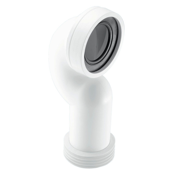 McAlpine WC-CON-Q 90 Degree Pan Connector 110mm McAlpine WC-CON-Q 90 Degree Pan Connector 110mm