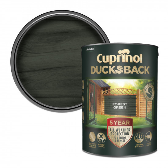 Cuprinol Ducksback 5L Forest Green Cuprinol Ducksback 5L Forest Green