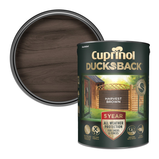 Cuprinol Ducksback 5L Harvest Brown Cuprinol Ducksback 5L Harvest Brown