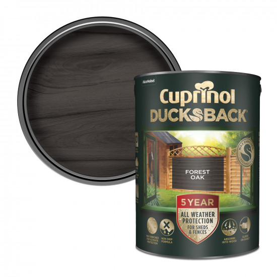 Cuprinol Ducksback 5L Forest Oak Cuprinol Ducksback 5L Forest Oak