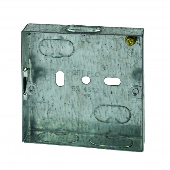 1 gang Metal Back Box 16mm 1 gang Metal Back Box 16mm