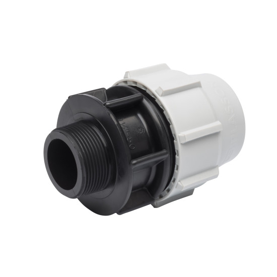 Plasson Mechanical Male Adaptor 25 mm x 3/4 inch 7020D20 Plasson Mechanical Male Adaptor 25 mm x 3/4 inch 7020D20