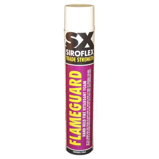 SX 700ml Trade Strength Flameguard Fire Retardant Expanding Foam SX 700ml Trade Strength Flameguard Fire Retardant Expanding Foam