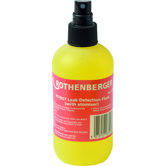 Rothenberger Leak Detection Liquid 250ml 67048 Rothenberger Leak Detection Liquid 250ml 67048