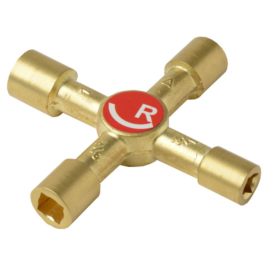 Rothenberger Multi-purpose 4 Way Key 8.0002 Rothenberger Multi-purpose 4 Way Key 8.0002
