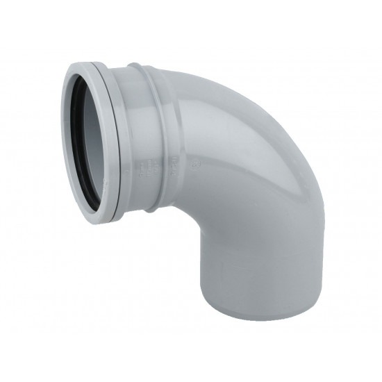 Wavin OsmaSoil S/S bend 87.5° 110mm grey Wavin OsmaSoil S/S bend 87.5° 110mm grey
