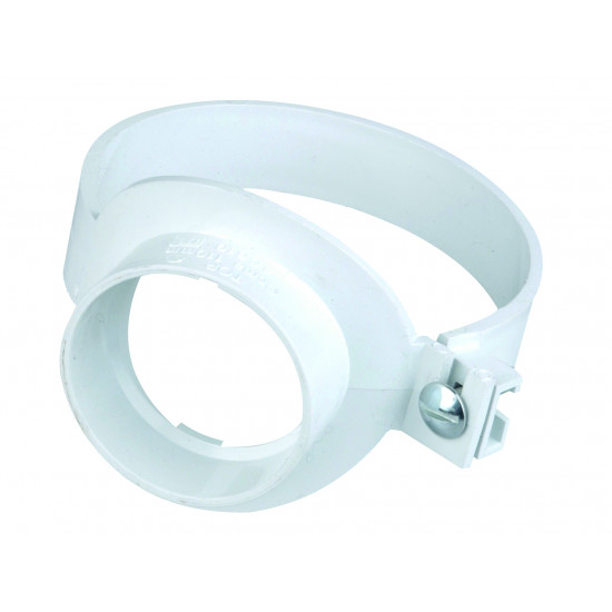 Wavin OsmaSoil strap boss 110mm white Wavin OsmaSoil strap boss 110mm white
