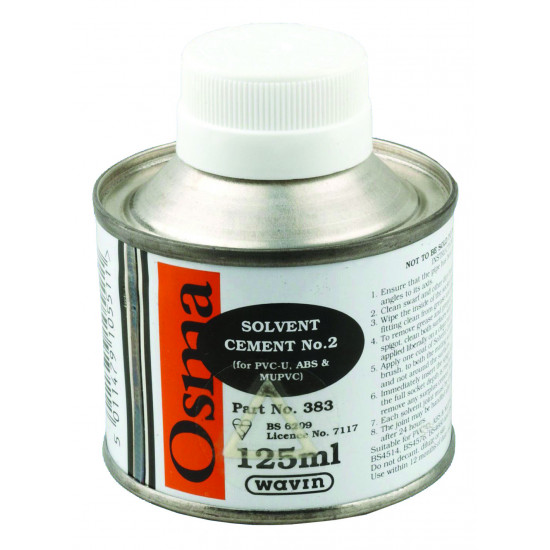 Wavin OsmaSoil solvent cement 125ml can Wavin OsmaSoil solvent cement 125ml can