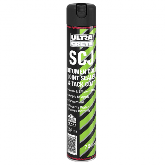 Ultracrete SCJ Bitumen Cold Joint Sealer and Tack Coat 750ml Can Ultracrete SCJ Bitumen Cold Joint Sealer and Tack Coat 750ml Can