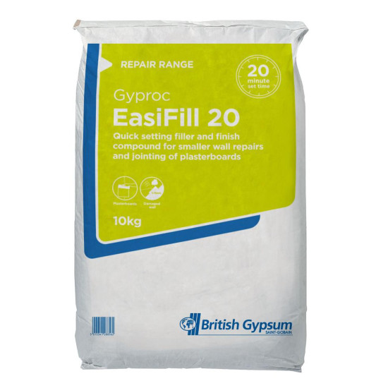 Artex Gyproc EASI-FILL 20 10kg Bag Artex Gyproc EASI-FILL 20 10kg Bag
