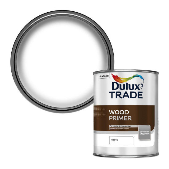 Dulux Trade Wood Primer 1L White Dulux Trade Wood Primer 1L White