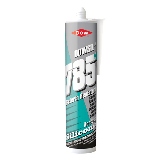 Dowsil 785+ Sanitary Sealant White 310ml Dowsil 785+ Sanitary Sealant White 310ml