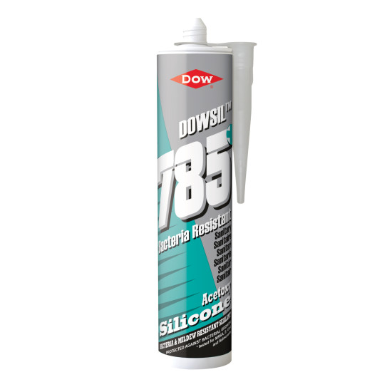 Dowsil 785+ Sanitary Sealant Clear 310ml Dowsil 785+ Sanitary Sealant Clear 310ml