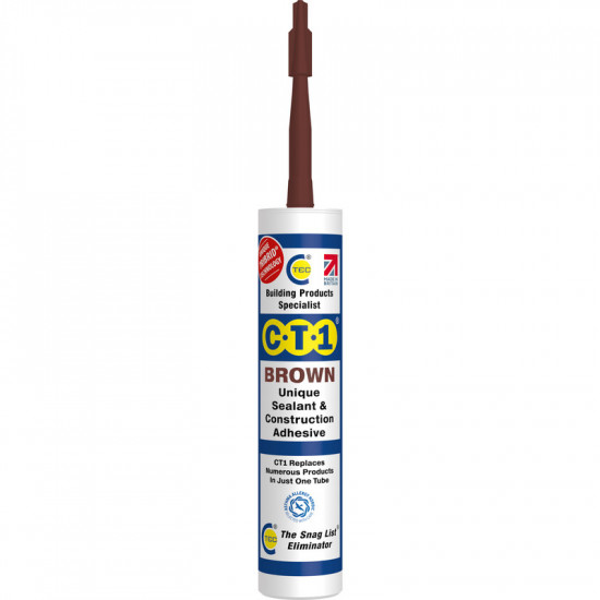 C-TEC Brown Sealant CT1 Tube 290ml