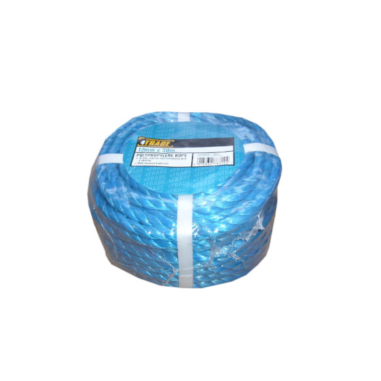 Polyprop Blue Rope coil 30m x 12mm Polyprop Blue Rope coil 30m x 12mm