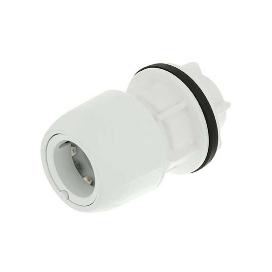 Hep2O HX20/15W Tank Connector 1/2in x 15mm White Hep2O HX20/15W Tank Connector 1/2in x 15mm White