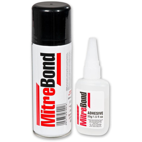 Unika Worktop Mitrebond 50g Adhesive + 200 Mil Aerosol Unika Worktop Mitrebond 50g Adhesive + 200 Mil Aerosol