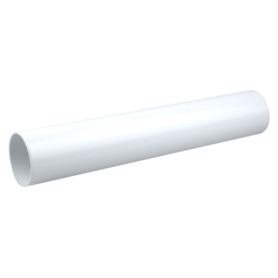 Wavin OsmaSoil plain ended pipe 110mm white 0.6m Wavin OsmaSoil plain ended pipe 110mm white 0.6m