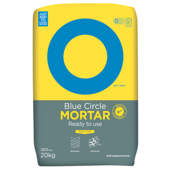 Blue Circle Quality Assured Ready to Use Mortar 20kg Blue Circle Quality Assured Ready to Use Mortar 20kg