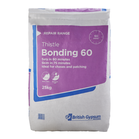 British Gypsum Thistle Bonding 60 Minute 25kg British Gypsum Thistle Bonding 60 Minute 25kg